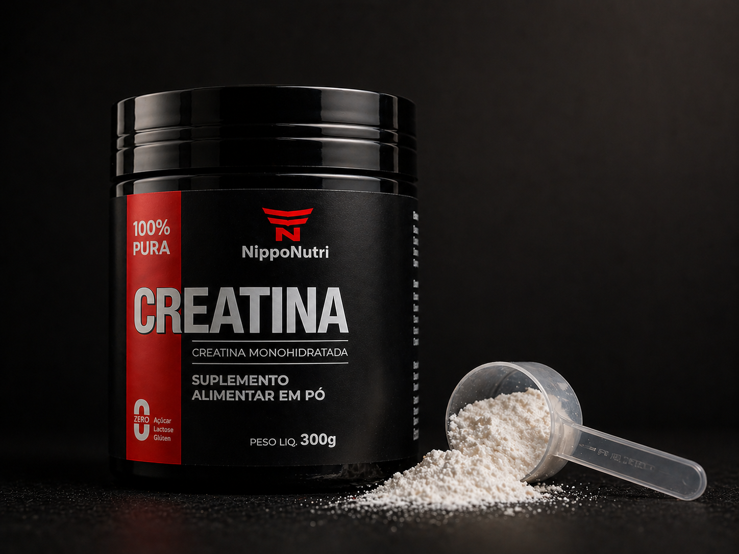 Creatina NippoNutri com dosador